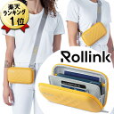 Rollink トラベルミニバッグ TOUR デイジー イエロー ローリンク セキュリティポーチ 海外旅行 防犯 トラベルポーチ サコッシュ メンズ レディース ポーチ ボディバッグ トラベルグッズ パスポート 財布 カード 貴重品 収納 パスポート入れ パスポートケース 肩掛け 首かけ