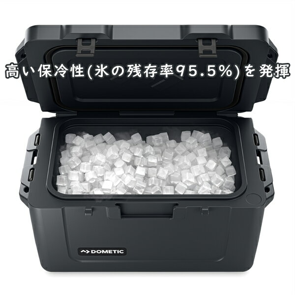 Dometic ドメティック クーラーボックス 【正規品】パトロール アイスボックス PATR 35S スレート 上開き 35L おしゃれ 保冷庫 1ドア 大型 アウトドア キャンプ クーラーバッグ 野外 バーベキュー BBQ 部活 釣り 海水浴 頑丈 衝撃に強い かっこいい アイスチェスト 送料無料