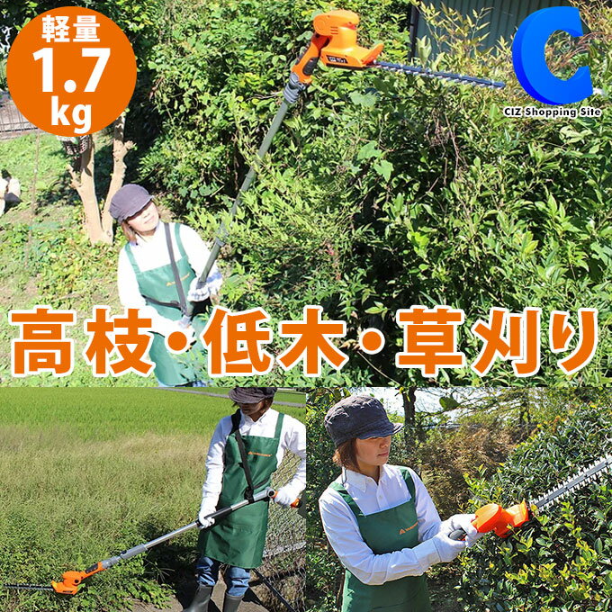 [ 送料無料 ] 剪定バリカン 高枝 2WAY コードレス 充電式 軽量 家庭用 ハンディ 12Vコードレス剪定バリカン3 YARDFORCE ヤードフォース Y3LH-C30-P000A 高枝シリーズ 草刈り機 低木剪定 【メーカー直送】