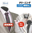 【往復送料無料】宅配クリーニング ロイヤルクリーニング15点保管なし【クリーニング/宅配/保管】