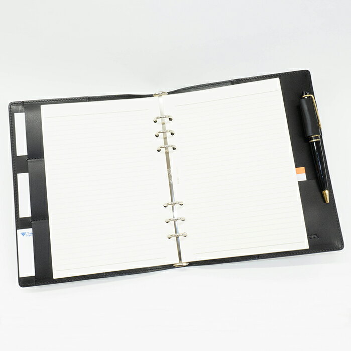 システム手帳 A5サイズ 20mmリング 6穴 本革 栃木レザー ヌメ革 リング手帳 手帳 ノート ブランド 女性 男性 メンズ レディース おしゃれ 名入れ無料 プレゼント 日本製 Classicシリーズ 全4色