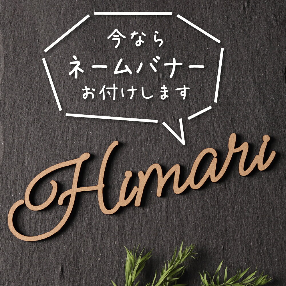 【ネームバナー（お名前）付き】 レターバナー 木製 ニューボーンフォト 月齢フォ...
