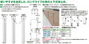 リフォーム用品 帝金 バリカー 上下式 取替用支柱 KS-11中身 39000496