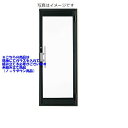 クリエラガラスドア 未組立商品ガラス現地調達必要 片開き 内付型 1枚ガラス仕様 バーハンドル 0719 W 788mm × H 1904mm LIXIL DI...