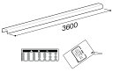 笠木セット / L:3,600mm WKF□132 LIXIL リクシル TOSTEM トステム