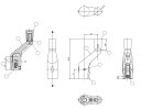 スリムハンドル 小 K-01-BXYC 交換用 部品 LIXIL リクシル TOSTEM トステム