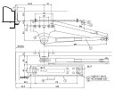 ドアクローザー 2ストップ仕様 / バックチェック機構なし 部品色:シャイングレー K-0005-DVAA 交換用 部品 LIXIL リクシル TOSTEM トステム