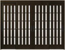 玄関引戸 花伝 K6 4枚建て 94型 板子格子 半外付枠 ランマなし 35122 W:3,514mm × H:2,280mm LIXIL リクシル TOSTE...
