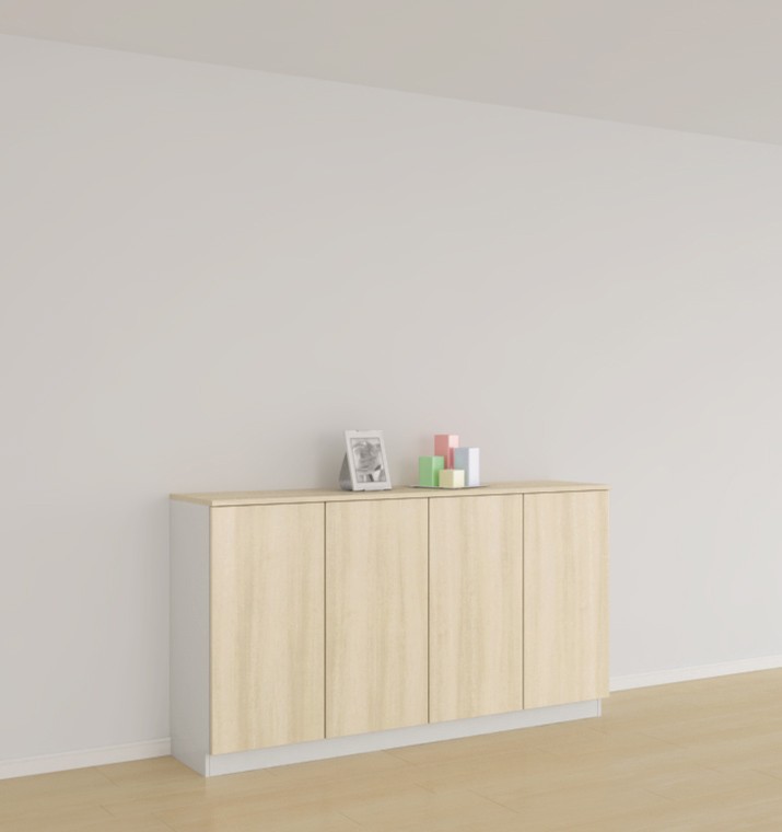 玄関収納 ラシッサDキナリモダン ローカウンター型 / 台輪納まり 1508A1S W：1,540mm × H：898mm × D：360mm LIXIL リクシル TOSTEM トステム(3)