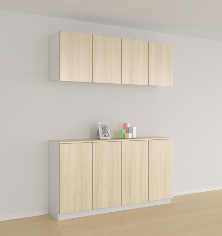 玄関収納 ラシッサDキナリモダン カウンター型 / 台輪納まり 1521C1S W：1,540mm × D：400mm LIXIL リクシル TOSTEM トステム