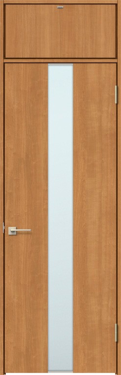 ラシッサS ランマ付ドア / ノンケーシング枠 鍵付き仕様 デザイン：LGN 特注 W：597～957mm × H：2,431～2,500mm LIXIL リクシル TOSTEM トステム