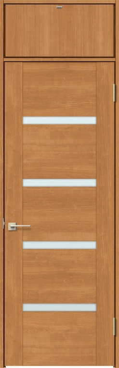 ラシッサS ランマ付ドア / ケーシング枠 鍵なし仕様 デザイン：LGR 特注 W：597～957mm × H：2,117～2,430mm LIXIL リクシル TOSTEM トステム