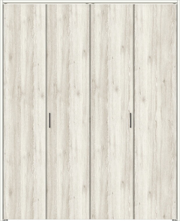 特注サイズ ラシッサD パレット クローゼット 折戸ノンレールタイプ 4枚折戸 APCN-LAA W：1045-1844mm × H：1545-2425mm ノンケーシング / ケーシング LIXIL