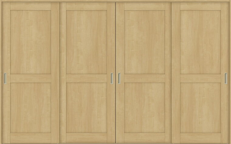 ラシッサS 室内引戸 Vレール方式 引違い4枚建て ASHF-LAH 錠無し 3220 W：3,253mm × H：2,023mm ノンケーシング / ケーシング LIXIL リクシル TOSTEM