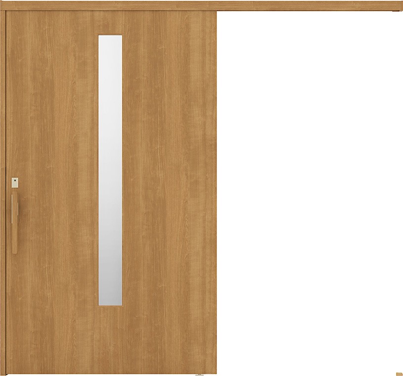 ラシッサUD アウトセット引戸 片引戸 木質面材 / Wソフトモーション仕様 鍵付き EAKWM-HHC 2220 W：2,225mm × H：2,075mm LIXIL リクシル TOSTEM トステム