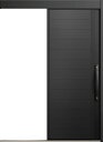 エルムーブ2 一本引き L25型 アルミ色 システムキー / リニアスライド仕様 呼称:183 W:1,838mm × H:2,150mm スライディングドア ...