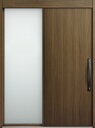 エルムーブ2 片袖 L15型 木目調 システムキー / リニアスライド仕様 呼称:187 W:1,870mm × H:2,288mm スライディングドア LIX...