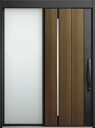 エルムーブ2 片袖 L17型 木目調 システムキー / リニアスライド仕様 呼称:187 W:1,870mm × H:2,288mm スライディングドア LIX...