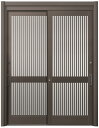 リシェント玄関引戸2 2枚建てランマなし SG仕様 S51型 アルミ色 手動タイプ 特注サイズ W:1,195〜2,604mm × H:1,584〜2,300m...