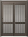 リシェント玄関引戸2 2枚建てランマなし SG仕様 S52型 アルミ色 CAZASキータイプ 特注サイズ W:1,195〜2,604mm × H:2,005〜2...