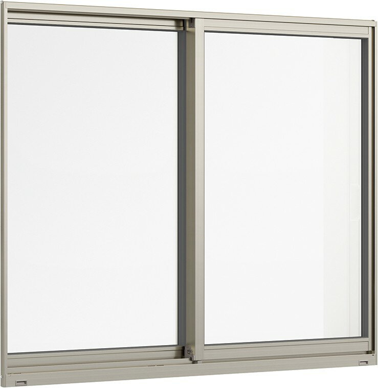 サーモスL 引違い 2枚建て Low-E複層ガラス / アルミスペーサー仕様 特注 W：1,541～1,900mm × H：350..
