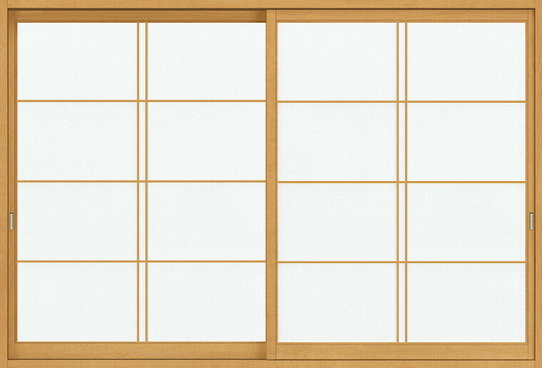 和障子 紙貼障子 サーモス用 引違い戸 2枚建て SKHHS-CA1 大荒吹寄 2×4工法 窓タイプ 16011 W：1,610mm..