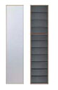 トールユニット(ミラー付き) ラシッサDタイプ W:400mm × H:1,760mm × D:361mm 玄関収納 LIXIL リクシル TOSTE トステム