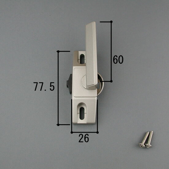 三協 アルミ 旧立山 アルミ窓・サッシ部品:引違い窓:クレセント（左勝手） 3K2218 (3K2218L0-UC) DIY　リフォーム