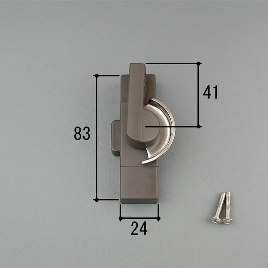 三協 アルミ 旧立山 アルミ窓・サッシ部品:台形・角型・トップライト出窓（引違い窓）:クレセント（左勝手）:クレセント(WB4589L0-KG) DIY リフォーム