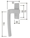 カムラッチハンドル / 1セット入り HH-2K-33876 / HH-2K-33877 交換用 部品 YKK AP