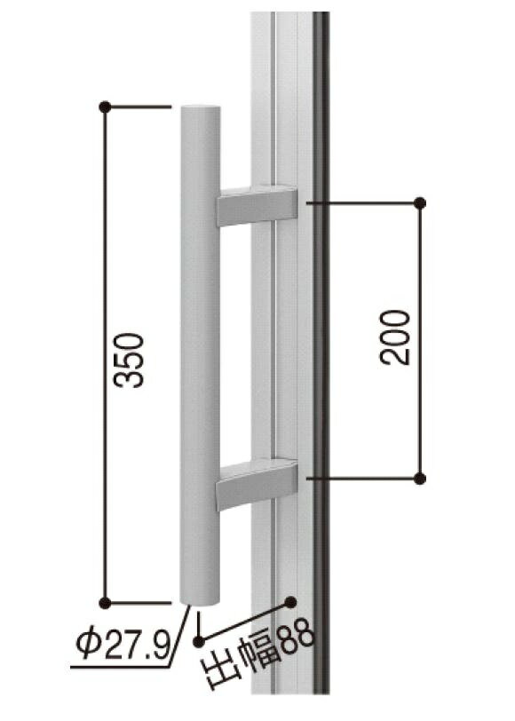 大型引手 / 1個入り HH-4K-17718 交換用 部品 YKK AP