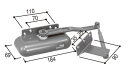 ドアクローザー / 1個入り HH-K-15969 交換用 部品 YKK AP