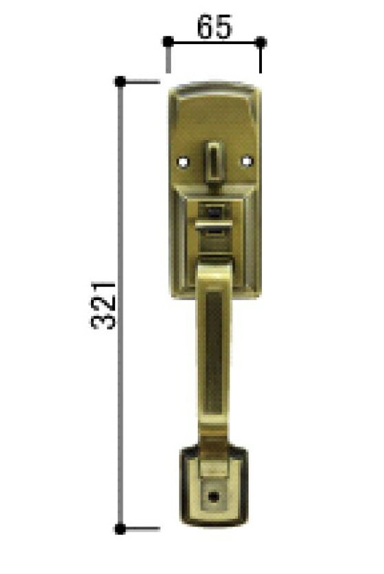 サムラッチ(内ハンドル・サムターン) / 1セット入り HH-J-0016 交換用 部品 YKK AP