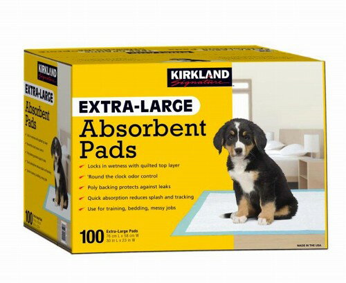 IKEA (イケア)のKirklandカークランドシグネチャー XL ペットシーツ 100枚 cos956696 コストコ COSTCO(ペット用品)