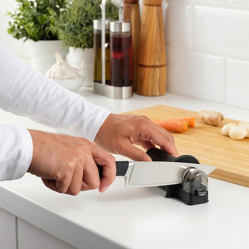 【あす楽】IKEA イケア 研ぎ器 ブラック n00157717 ASPEKT アスペクト キッチン用品 調理器具 包丁 ナイフ 砥石 シャープナー おしゃれ シンプル 北欧 かわいい