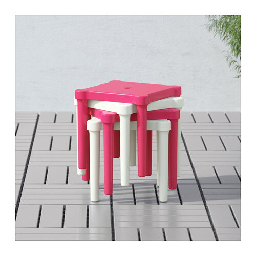 【あす楽】IKEA イケア 子供用スツール 室内/屋外用 ピンク z10357773 UTTER ウッテル 家具 子供部屋用インテリア 椅子 イス チェア おしゃれ シンプル 北欧 かわいい ベビー アウトドア