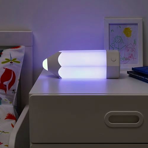 【あす楽】IKEA イケア LEDテーブルランプ マルチカラー n50423021 PELARBOJ ペーラルボイ 子供部屋用インテリア ライト 照明 おしゃれ シンプル 北欧 かわいい ベビー