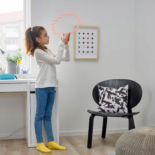 【あす楽】IKEA イケア LEDデコレーション照明 スピーチバブル ホワイト マルチカラー m10510652 SNODJUP スノーユープ 照明器具 インテリアライト LEDイルミネーション おしゃれ シンプル 北欧 かわいい