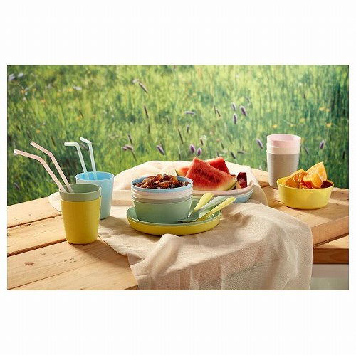 IKEA イケア スプーン ミックスカラー 4ピース m20440654 KALAS カラース キッチン用品 キッズ用食器 箸 スプーン フォーク おしゃれ シンプル 北欧 かわいい ベビー