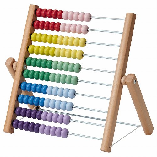【あす楽】IKEA イケア そろばん マルチカラー m30506673 UNDERHALLA ウンデルホラ おもちゃ 知育玩具 学習玩具 かず 計算 おしゃれ シンプル 北欧 かわいい ベビーのサムネイル