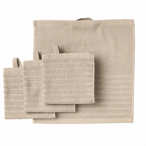IKEA イケア タオルハンカチ ライトベージュ 30x30cm m60494621 VAGSJON 小物 ブランド雑貨 ハンドタオル おしゃれ シンプル 北欧 かわいい