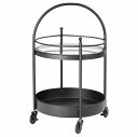 IKEA イケア ワゴン ブラック 55x35cm m50574920 FROSJON フローショーン インテリア 寝具 収納 収納家具 キッチン収納 キッチンワゴン おしゃれ シンプル 北欧 かわいい カート