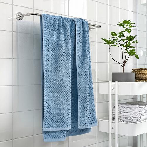 IKEA イケア バスタオル ダークグレーブルー 70x140cm m90579708 GULVIAL グルヴィアル 日用品雑貨 バス用品 タオル バスタオル おしゃれ シンプル 北欧 かわいい