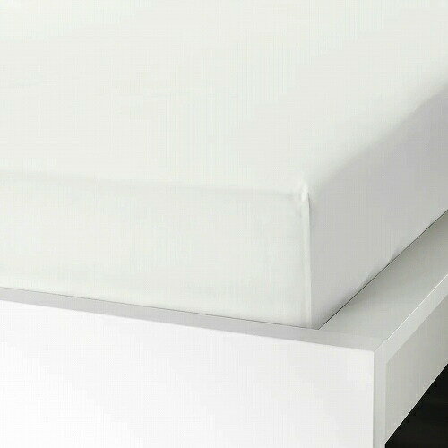 【あす楽】IKEA イケア ボックスシーツ カバー ホワイト 白 シングル 90x200cm d10342729 ULLVIDE ウッルヴィーデ 寝具カバー シーツ おしゃれ シンプル 北欧 かわいい ベッド
