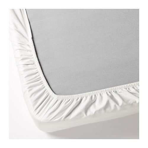 【あす楽】IKEA イケア ボックスシーツ ホワイト 白 シングル 90x200cm z90347681 FARGMARA フェリモラ 寝具カバー シーツ おしゃれ シンプル 北欧 かわいい ベッド