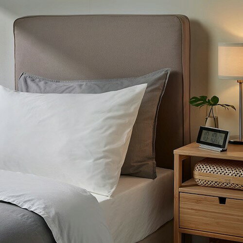 【カバーのみ】IKEA イケア 枕カバー ホワイト 白 50x60cm m00357245 DVALA ドヴァーラ