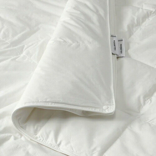 IKEA イケア 掛け布団 オールシーズン（2枚合わせ) ダウン 150x200cm シングル m10537369 FJALLBRACKA フィェルブレカ 寝具 ベッド 掛けふとん おしゃれ シンプル 北欧 かわいい