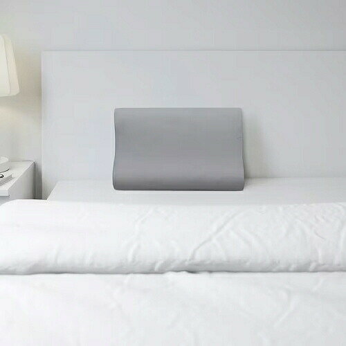 【カバーのみ】IKEA イケア 枕カバー エルゴノミクス枕用 ライトグレー 33x50cm m20508578 ROSENSKARM ローセンシェールム