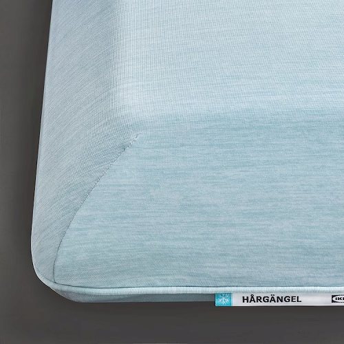 IKEA イケア エルゴノミクス枕冷感 横向き 仰向け用 ライトブルー 41x71cm m40494783 HARGANGEL ホルジェンゲル 寝具 ピロー 抱き枕 まくら 枕 ベッド おしゃれ シンプル 北欧 かわいい