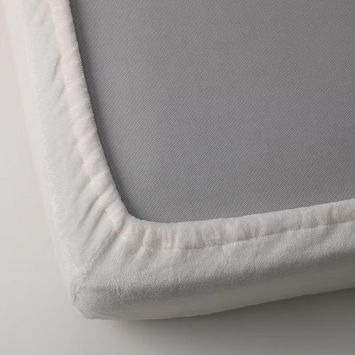 IKEA イケア ボックスシーツ ホワイト シングル 90x200cm m40528679 KRANSSALVIA クランサルヴィア インテリア 寝具カバー シーツ ベッド おしゃれ シンプル 北欧 かわいい